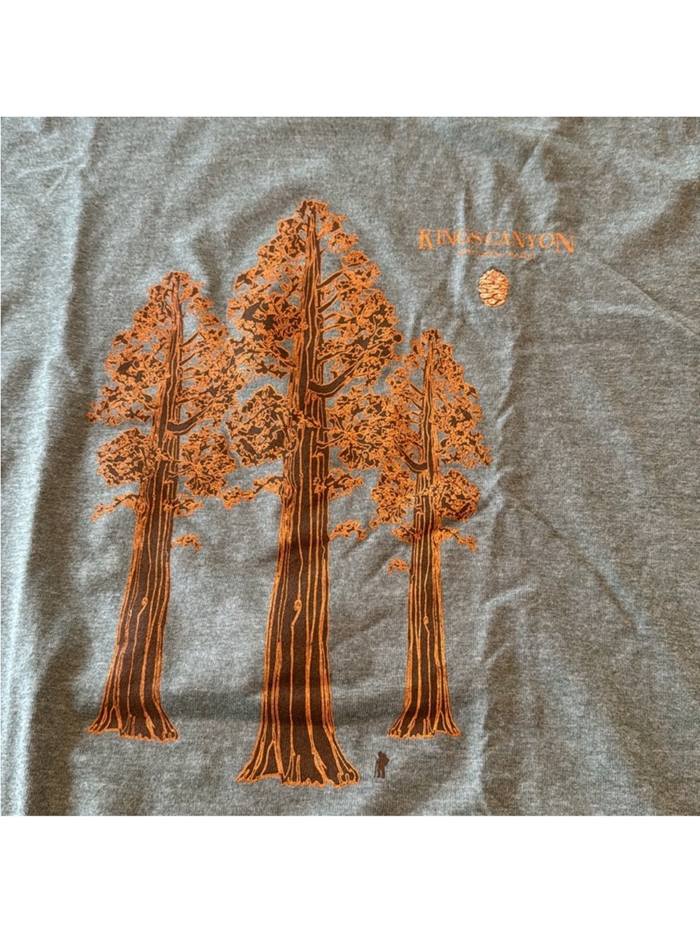 NWOT Kings Canyon Redwood National Forest Park shirt nature graphic tree XL